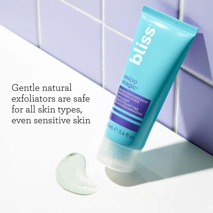 【追跡可能海外メール便】 bliss Micro Magic | Skin-renewing Microdermabrasion Scrub 3.4 fl oz ブリス マイクロ マジック スクラブ 100ml 毛穴 スクラブ洗顔