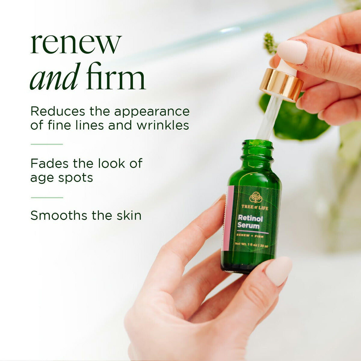 【追跡可能海外メール便】Tree of Life Retinol Serum for Face Wrinkles 2 Fl Oz レチノール美容液 2 Fl Oz レチノール 美容液 乾燥肌対策