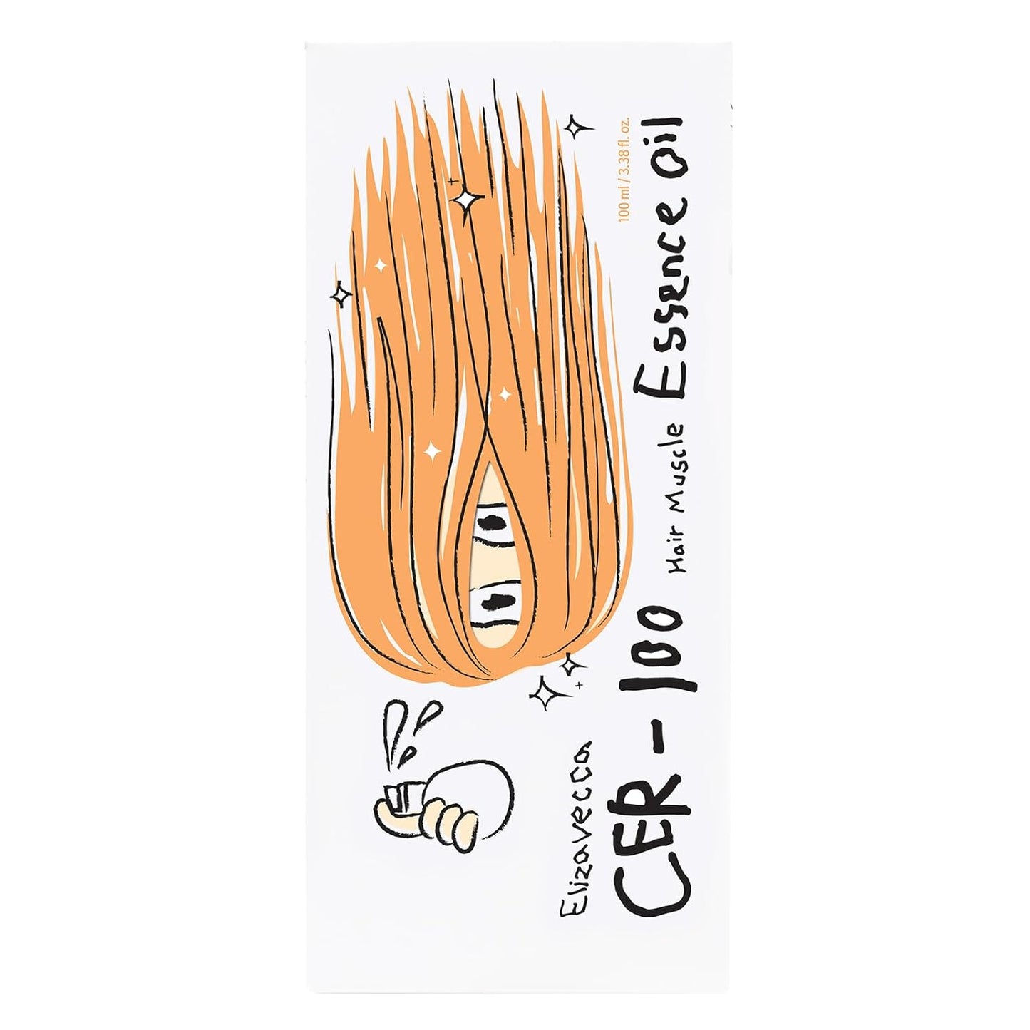 【追跡可能海外メール便】Elizavecca CER-100 Hair Essence Oil Leave-In Treatment for Dry Hair Growth 100ml エリザベッカ CER-100 ヘアエッセンスオイル 洗い流さないトリートメント 100ml