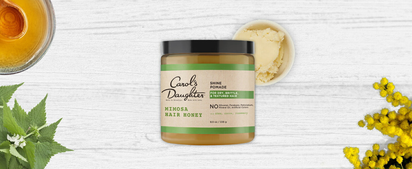 【追跡可能海外メール便】Carol's Daughter Mimosa Hair Honey Shine Pomade for Textured and Curly Hair 8oz キャロルズドーター ミモザ ヘアハニー シャインポマード テクスチャード&カーリーヘア用 226g