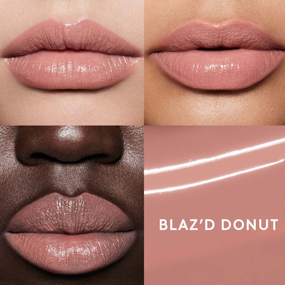 【追跡可能海外メール便】Fenty Beauty フェンティビューティー Gloss Bomb Stix High-Shine Gloss Stick (Blaz'D Donut - light pink beige) 0.12oz 3.6g グロスボム スティックス ハイシャイン グロススティック