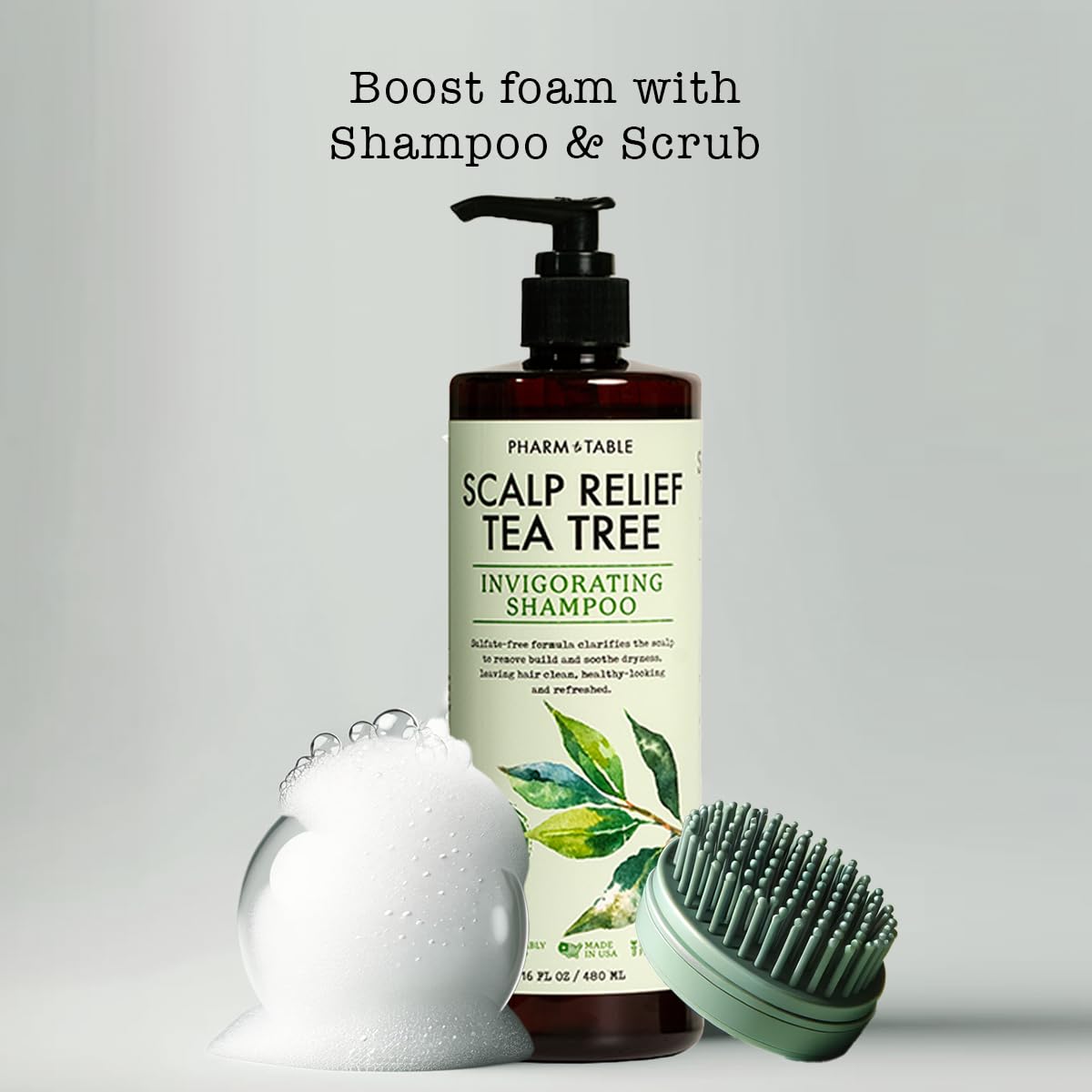 【エクスプレス便】Tea Tree Shampoo For Men and Women 16.2oz ティーツリーシャンプー ユニセックス用 480ml