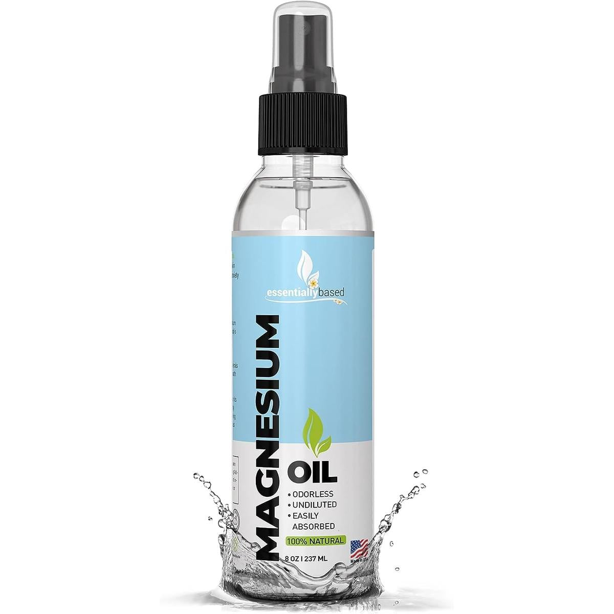【エクスプレス便】ピュアマグネシウムオイルスプレー 237ml Pure Magnesium Oil Spray 高濃度 天然オーガニック ストレス 筋肉痛 リラックス 睡眠