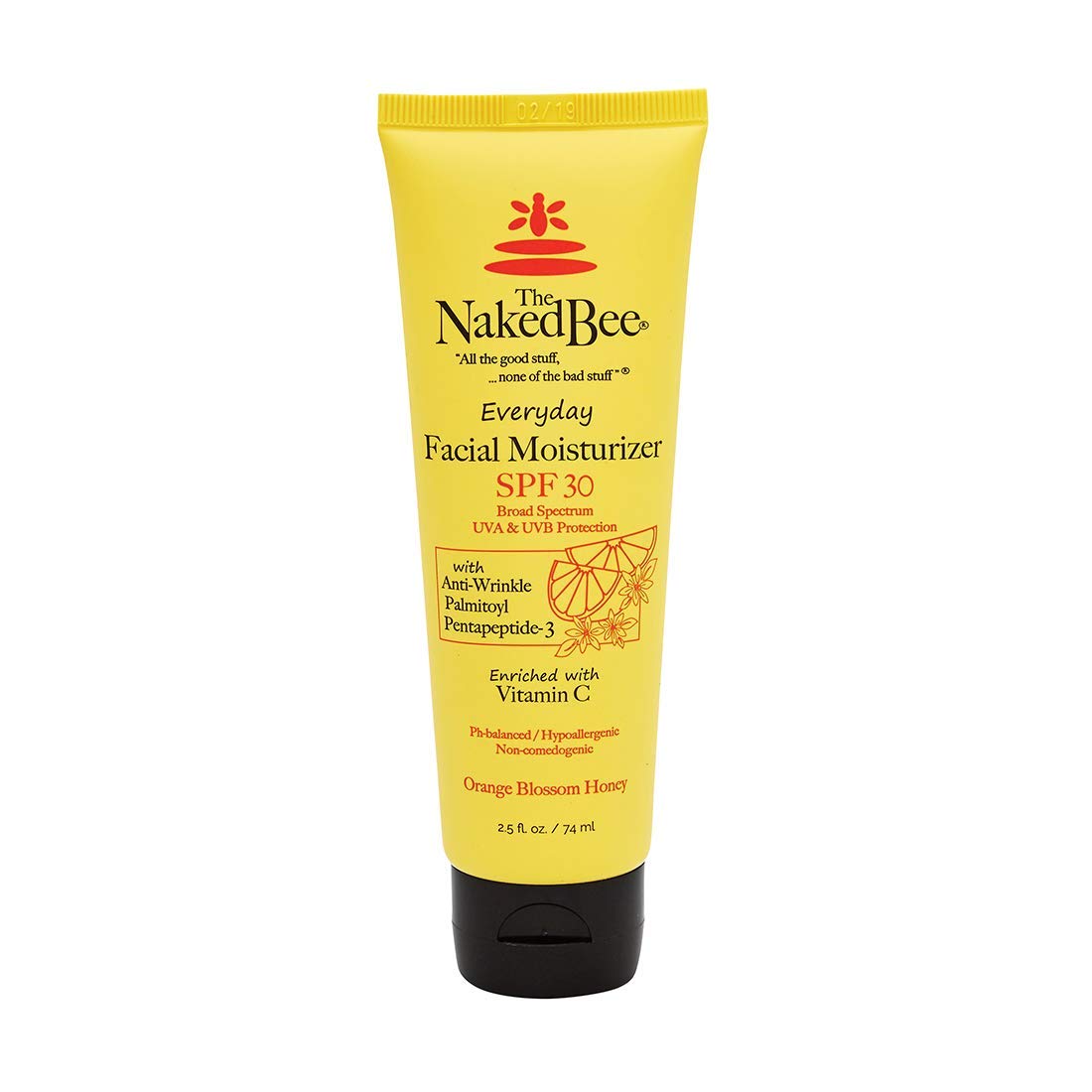 【追跡可能海外メール便】ザ・ネイキッドビー ビタミンCフェイシャルモイスチャライザー SPF30 オレンジブロッサム74ml THE Naked BEE Vitamin C Facial Moisturizer SPF 30 Orange Blossom 2.5 oz ナチュラル成分 自然派スキンケア