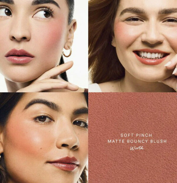 【エクスプレス便】Rare Beauty レアビューティー by Selena Gomez Rare Beauty Soft Pinch Matte Bouncy Blush Worth (true rose) 0.22oz ソフトピンチ マット バウンシー ブラッシュ 色:ワース (トゥールーローズ)   セレーナゴメス