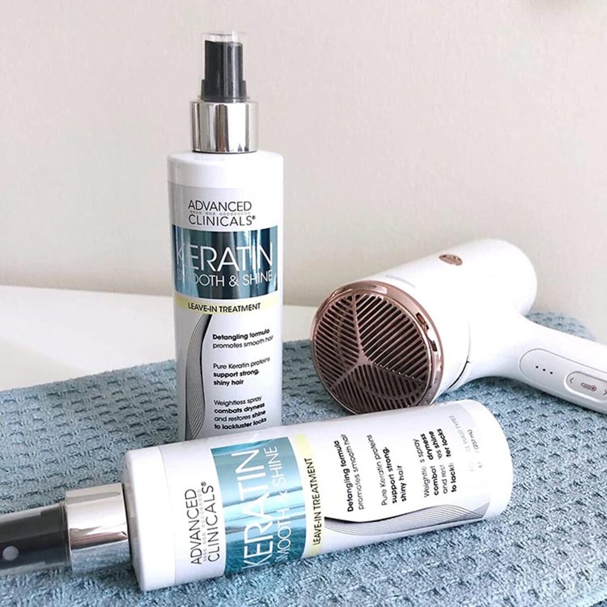 【エクスプレス便】Advanced Clinicals Keratin Leave-in Conditioner 8 Fl Oz アドバンスド クリニカルズ ケラチン リーブイン ヘアコンディショナー 237ml ヘアケア トリートメント 傷み