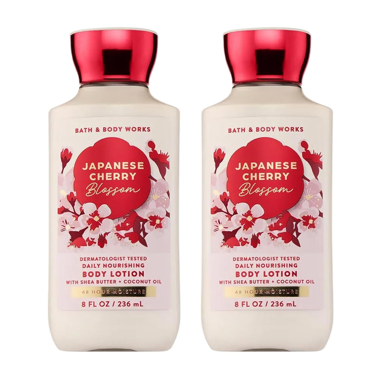 【エクスプレス便】バス＆ボディワークス ジャパニーズ チェリーブロッサム ボディローション236ml 2本セット Bath & Body Works Japanese Cherry Blossom Body Lotion Shea Butter + Vitamin E 8.0oz
