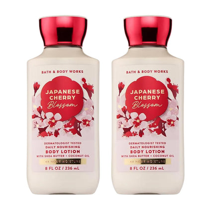 【エクスプレス便】バス＆ボディワークス ジャパニーズ チェリーブロッサム ボディローション236ml 2本セット Bath & Body Works Japanese Cherry Blossom Body Lotion Shea Butter + Vitamin E 8.0oz