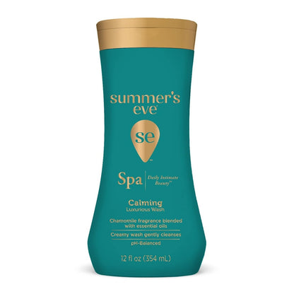 【エクスプレス便】Summer's Eve Spa Daily  Intimate Wash,Luxurious Cleansing  Feminine Wash, 12oz サマーズイブ　デリケートゾーン専用ソープ  354ml　デリケートゾーン   クレンジング フェミニン ウォッシュ