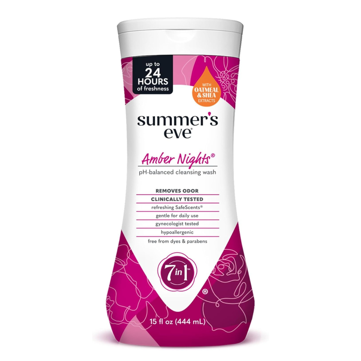 【エクスプレス便】Summer's Eve Amber Nights Feminine Wash, PH-Balanced wash, 15oz サマーズイブ アンバーナイト フェミニンウォッシュ PHバランスウォッシュ 444ml デリケートゾーン  デリケートゾーン　ケア