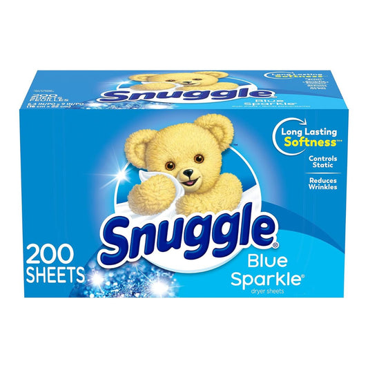 【エクスプレス便】スナッグル ファーファ ブルースパークルの香り 200枚　 Snuggle Fabric Softener Dryer Sheets, Blue Sparkle, 200 Count ドライシート 乾燥機 シート 梅雨対策 消臭 芳香