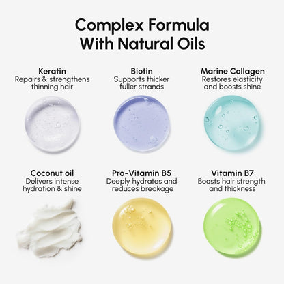 【エクスプレス便】MAREE Deep Hair Mask & Conditioner 10oz  MAREE ディープヘアマスク & コンディショナー283g  ココナッツオイル ケラチン ビオチン  ヘアケア　トリートメント　傷み