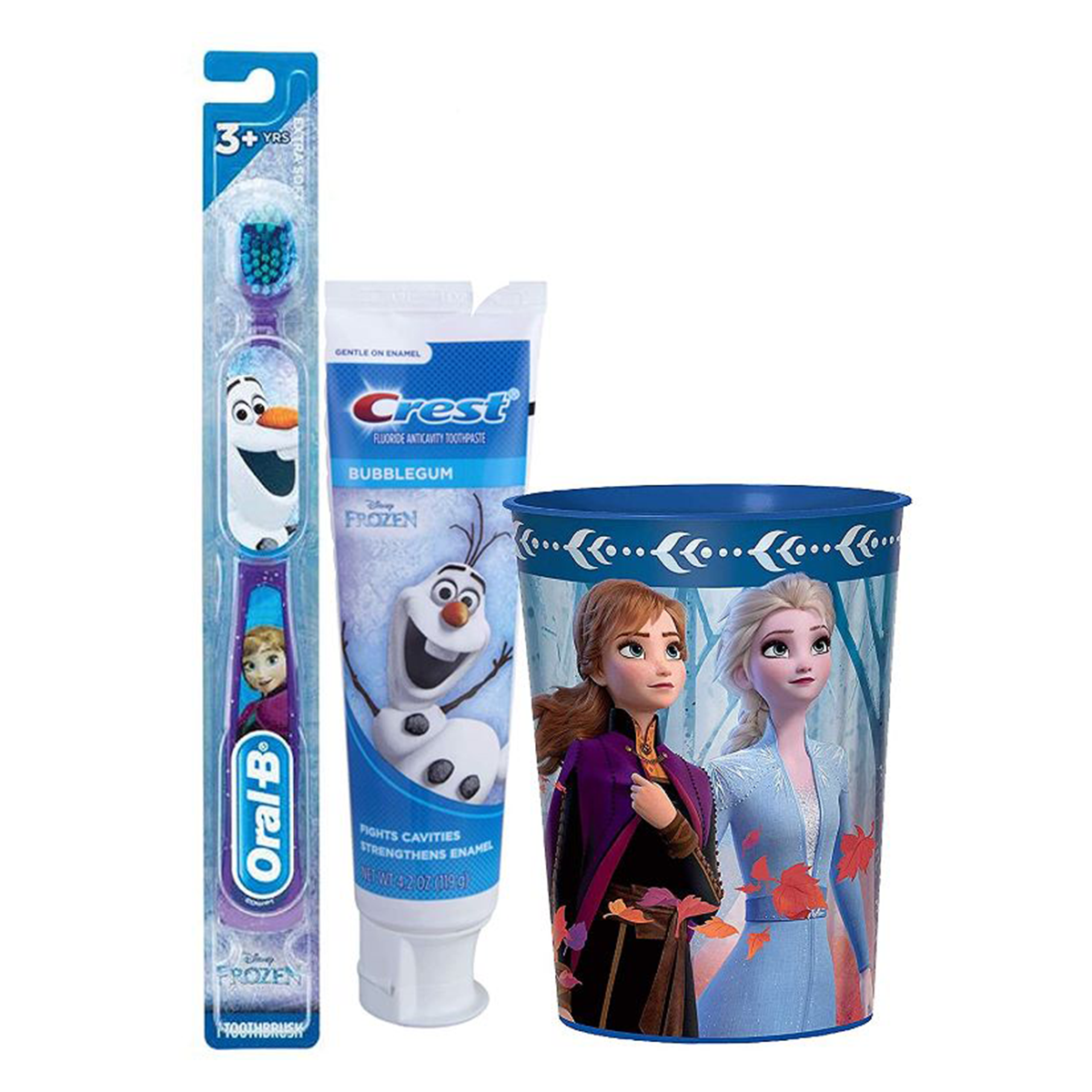 【エクスプレス便】アナと雪の女王　歯磨きセット　子供　歯磨き　Frozen "ANNA" Inspired 3pc Bright Smile Oral Hygiene Set ギフトセット