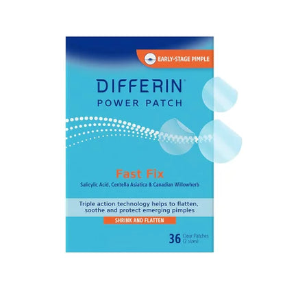 【追跡可能海外メール便】Differin Acne-Prone Skin Patches ディフェリン ニキビパッチ 36枚入り サリチル酸 センテラ