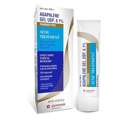 【追跡可能海外メール便】グレンマーク アダパレン ゲル 0.1％ パラベンフリー ニキビ用ジェル 15g Glenmark Adapalene Gel