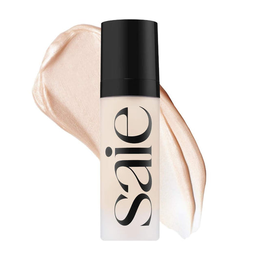 【追跡可能海外メール便】Saie グロウイ スーパージェル ルミナイザー Starglow - universal champagne 0.5oz Glowy Super Gel 海外コスメ 下地 ハイライター