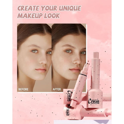 そばかす メイク スタンプ フェイク そばかす ペン 長持ち 防水 速乾 かわいい Freckle Stamp, Natural Vivid Faux Freckles Pen, Long Lasting Waterproof Quick Dry Magical Fake Freckle Stamp Pencil 【追跡可能海外メール便】