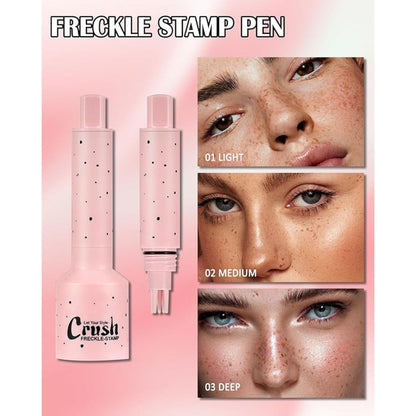 そばかす メイク スタンプ フェイク そばかす ペン 長持ち 防水 速乾 かわいい Freckle Stamp, Natural Vivid Faux Freckles Pen, Long Lasting Waterproof Quick Dry Magical Fake Freckle Stamp Pencil 【追跡可能海外メール便】