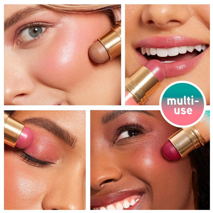【追跡可能海外メール便】Physicians Formula バター グロー＆ゴー アイシャドウ チーク マルチユーススティック ウルトラクリーミーで輝く仕上がり - ビーチピンク  Physicians Formula Butter Glow & Go Multiuse Stick - Beachy Pink