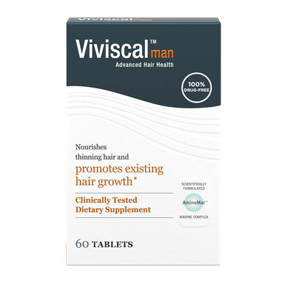 【エクスプレス便】Viviscal 男性用　髪の毛用　サプリメント 60錠　1か月分　Viviscal Hair Growth Supplements for Men's Hair 60 Count (Pack of 1), 1 Month Supply