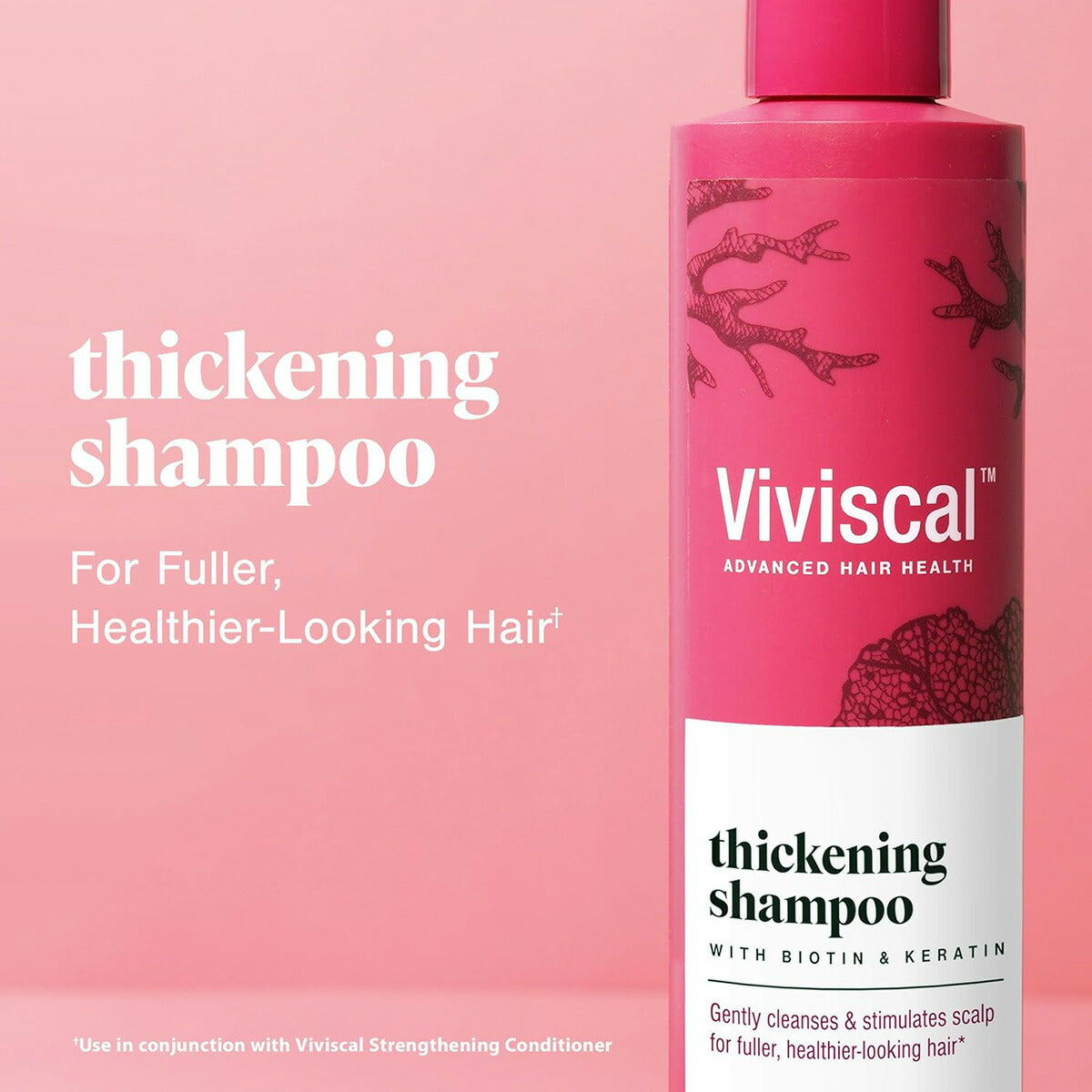 【エクスプレス便】Viviscal ビビスカル  ボリュームアップシャンプー  ビオチン＆ケラチン配合  海洋性コラーゲン＆海藻エキス   250ml  /  8.45 fl. oz　Viviscal Thickening Shampoo