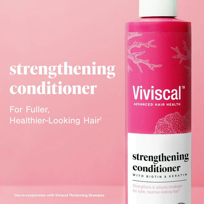 【エクスプレス便】Viviscal ビビスカル  ヘアストレングス コンディショナー  ビオチン＆ケラチン配合  海洋エキス配合   250ml  /  8.45 fl. oz　Viviscal Hair Strengthening Conditioner