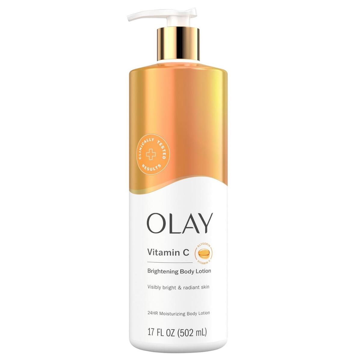 【エクスプレス便】OLAY ボディローション ビタミンC ＆ ビタミンB3 配合 502ml Olay Brightening Body Lotion with Vitamin C & B3, 17 fl oz