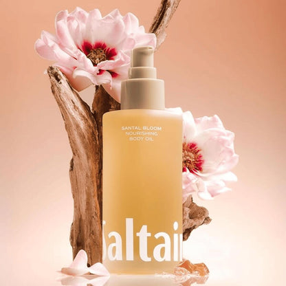 【エクスプレス便】Saltair ボディオイル  サンタルブルーム の香り 118ml 植物由来 クルエルティフリー Saltair Body Oil Luxurious Santal Bloom 4oz Pump Bottle