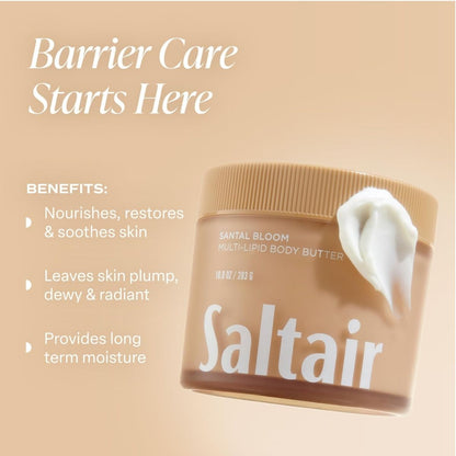 【エクスプレス便】Saltair マルチリピッド ボディバター サンタルブルームの香り  283g Saltair Multi-Lipid Body Butter Santal Bloom 10oz 植物由来 保湿クリーム