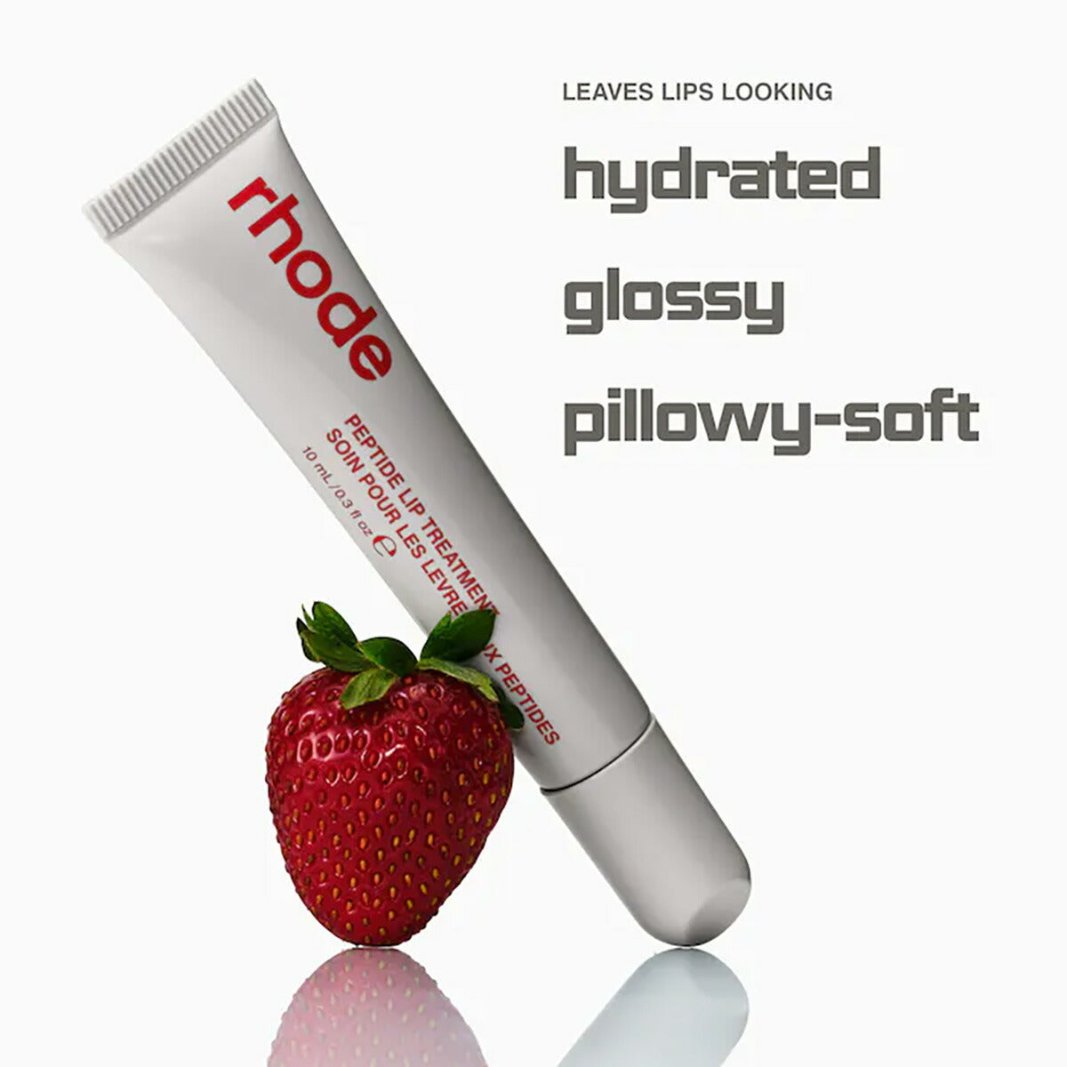 【エクスプレス便】【rhode skin】Strawberry Glaze Peptide Lip Treatment THE NOURISHING LIP LAYER 10ml / 0.3 fl oz ロード ペプチドリップトリートメント