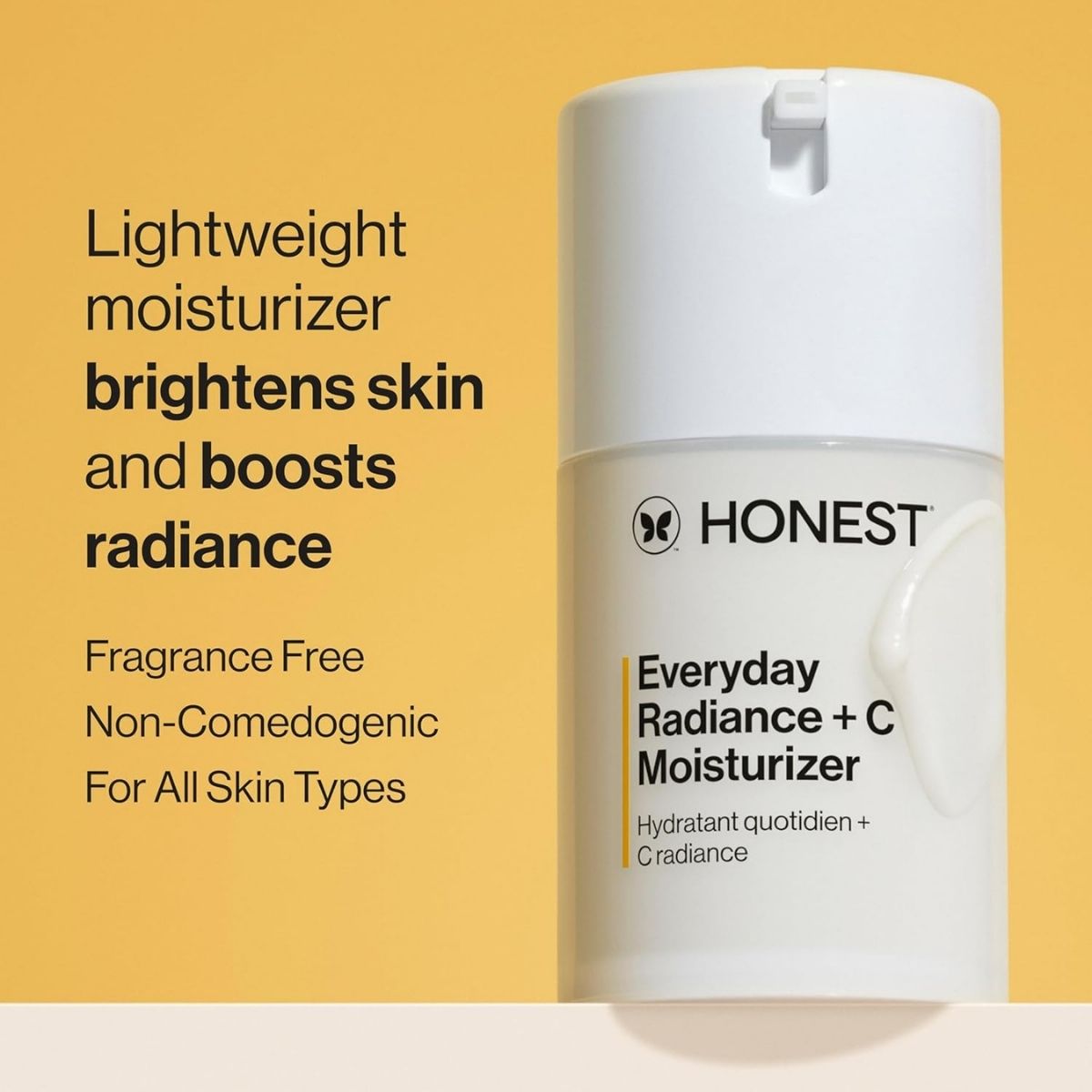 【追跡可能海外メール便】Honest Beauty エブリデイラディアンス ビタミンC モイスチャライザー 50ml Honest Beauty Everyday Radiance Vitamin C Lightweight Moisturizer 1.7 fl oz ビタミンC配合 保湿クリーム 無香料