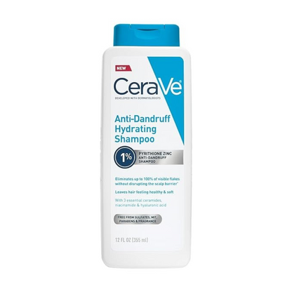 【エクスプレス便】CeraVe Hydrating Anti Dandruff Shampoo 355ml セラヴィ ハイドレーティング アンチダンドラフ シャンプー 保湿成分配合 ふけ 頭皮 ケア