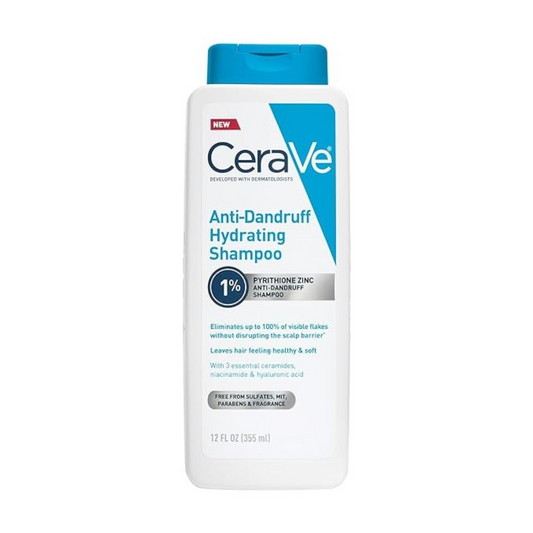 【エクスプレス便】CeraVe Hydrating Anti Dandruff Shampoo 355ml セラヴィ ハイドレーティング アンチダンドラフ シャンプー 保湿成分配合 ふけ 頭皮 ケア