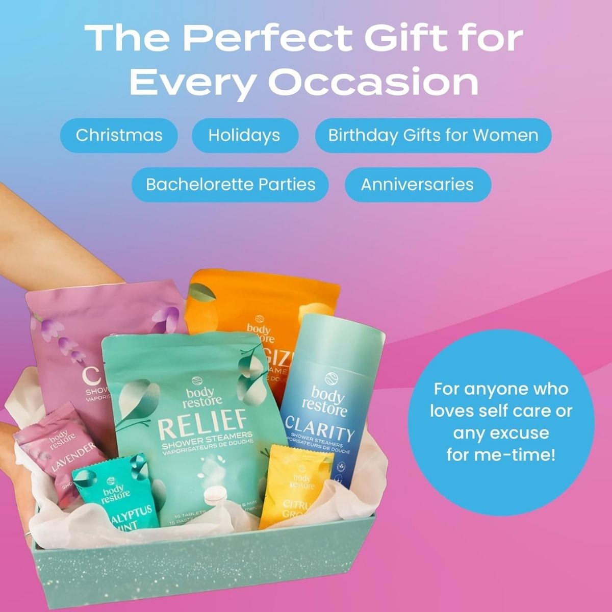 【追跡可能海外メール便】Body Restore ブルーム シャワースチーマー 6個入り Body Restore Bloom 6-Pack Aromatherapy Shower Steamers スパアイテム バスアイテム
