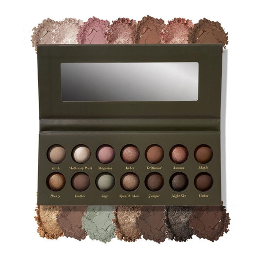 【エクスプレス便】LAURA GELLER NEW YORK  アーシーエッセンシャルズ ベイクドアイシャドウパレット 14色 LAURA GELLER NEW YORK Baked Eyeshadow Palette 14 color 01 Earthy Essentials クリスマスコフレ 秋メイク