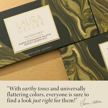【エクスプレス便】LAURA GELLER NEW YORK  アーシーエッセンシャルズ ベイクドアイシャドウパレット 14色 LAURA GELLER NEW YORK Baked Eyeshadow Palette 14 color 01 Earthy Essentials クリスマスコフレ 秋メイク