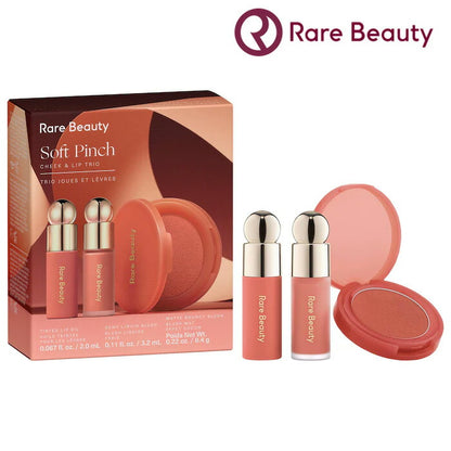 【エクスプレス便】Rare Beauty レアビューティー ソフト ピンチ チーク＆リップ トリオ メイクアップ ギフトセット　Soft Pinch Cheek & Lip Trio Makeup Gift Set   ギフト　限定商品　クリスマスギフト