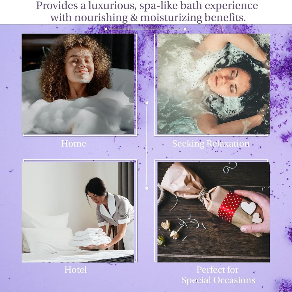 【エクスプレス便】Grass Roots グラスルーツ バスオイルビーズ 36個入 ラベンダー＆カモミールの香り Grass Roots Bath Oil Beads Set of 36 - Lavender & Chamomile Scented Bath Bead