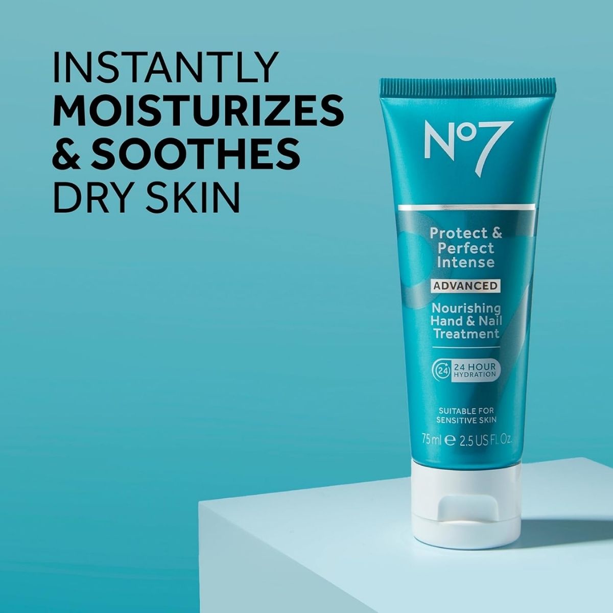 【エクスプレス便】No7 プロテクト＆パーフェクト インテンス アドバンスド ナリッシング ハンド＆ネイルクリーム75 ml No7 Protect & Perfect Intense Advanced Nourishing Hand and Nail Cream