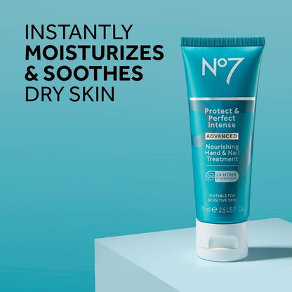【エクスプレス便】No7 プロテクト＆パーフェクト インテンス アドバンスド ナリッシング ハンド＆ネイルクリーム75 ml No7 Protect & Perfect Intense Advanced Nourishing Hand and Nail Cream