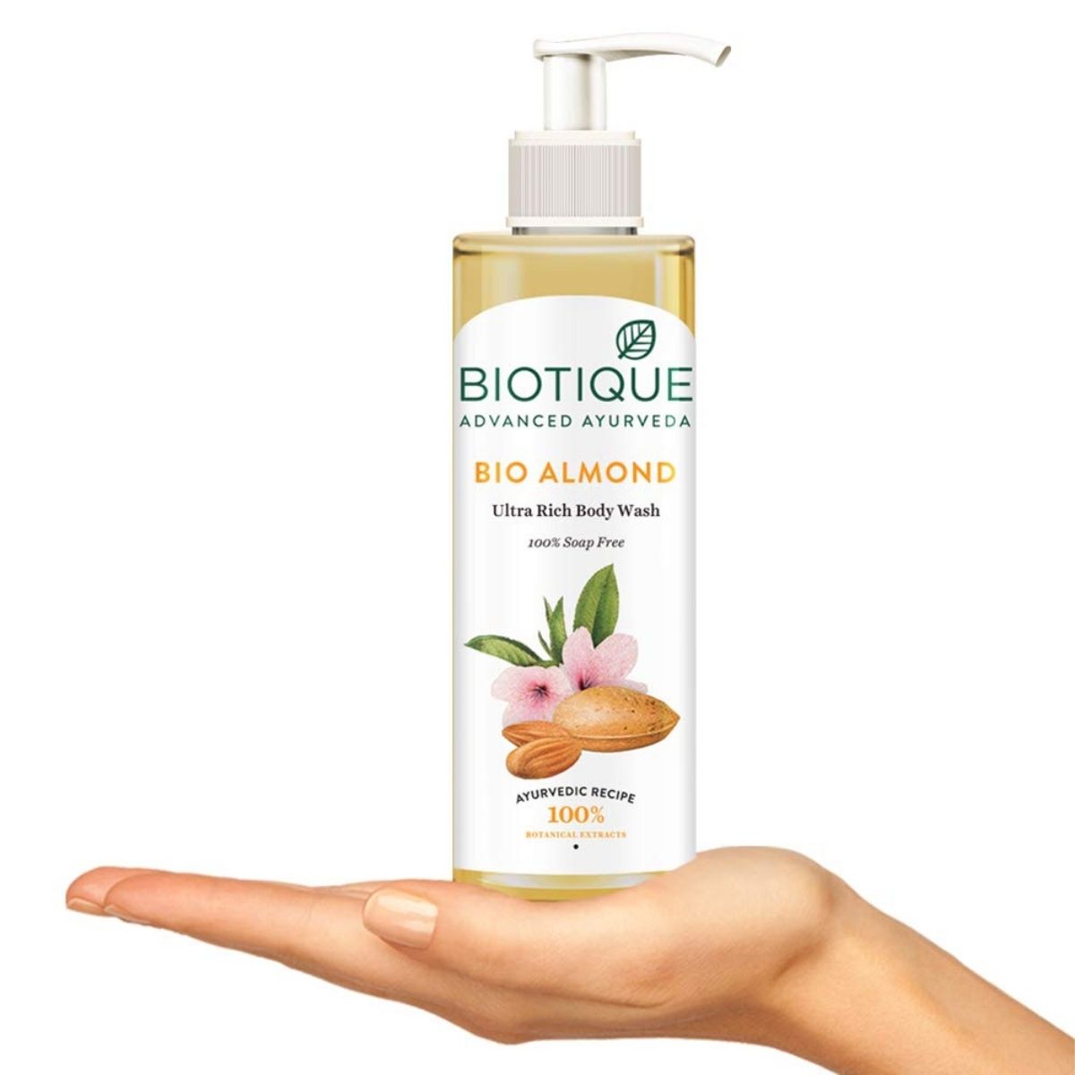 【エクスプレス便】Biotique アーモンドオイル ウルトラリッチ ボディウォッシュ 200ml Biotique Almond Oil Ultra Rich Body Wash Botanical Extracts 200ml