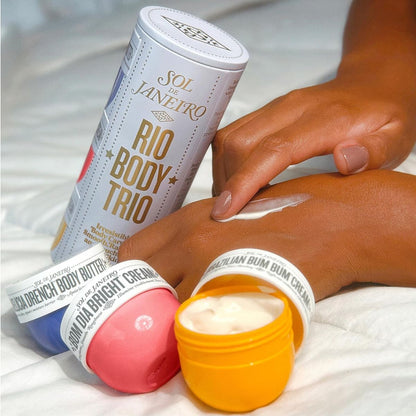 【エクスプレス便】Sol de Janeiro ソルデジャネイロ ミニ ボディクリーム トリオセット トラベルサイズ 3種 香り比べ 保湿クリーム ギフト セット 人気バムバムクリーム入り Sol de Janeiro Rio Trio Mini Vanilla Body Cream Trial Set