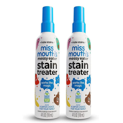 【エクスプレス便】【お得☆2本セット】Miss Mouth's ステイン取りスプレー ミスマウス Miss Mouth's Messy Eater Stain Treater Spray 4oz 120ml 子供 ペット 染み とり 手入れ 汚れ 対策   便利 グッズ  コーヒー ソース 醤油 ワイン お茶 ジュース