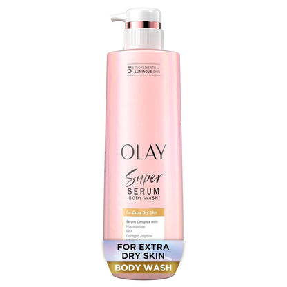 【エクスプレス便】Olay スーパーセラム ボディウォッシュ 超乾燥肌用 オレイ Super Serum Body Wash for Extra Dry Skin 547ml 高保湿 うるおい肌 しっとり 洗い上がり