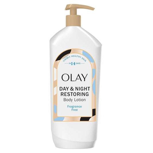 【エクスプレス便】Olay ボディローション デイ＆ナイト  無香料 532ml Olay Body Lotion for Women Day & Night Restoring 24hr Moisturizing Fragrance Free18 fl oz  ボディクリーム 保湿