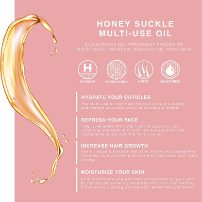 【エクスプレス便】BEAUTE DE PROVENCE ハニーサックル マルチユース フェイス・ボディ・ヘアオイル 118mL BEAUTE DE PROVENCE Honey Suckle Multi-Use Face Body & Hair Oil 4 Fl Oz アプリコット ココナッツオイル ビタミンE 配合