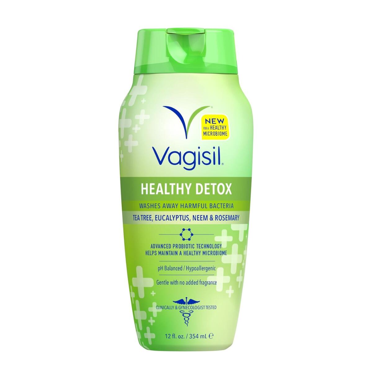 【エクスプレス便】Vagisil フェミニンウォッシュ ヘルシーデトックス 全身用 デリケートゾーン用ウォッシュ バギシル Feminine Wash Healthy Detox 354ml pHバランス 低刺激 敏感肌向け