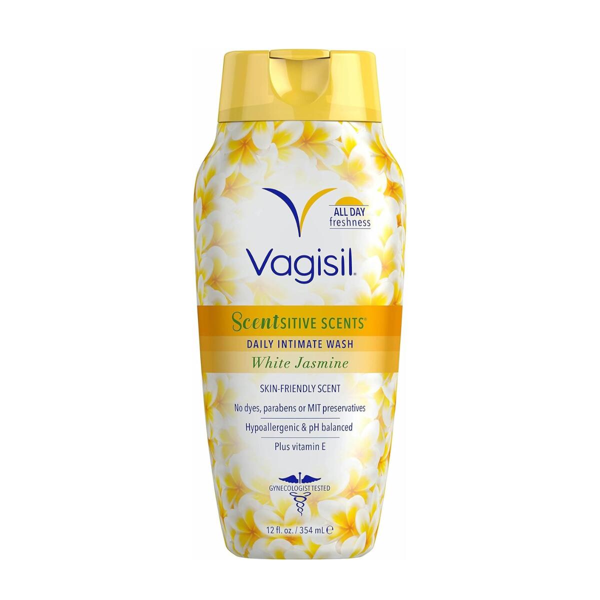 【エクスプレス便】Vagisil フェミニンウォッシュ ホワイトジャスミン デリケートゾーン用ウォッシュ バギシル Feminine Wash White Jasmine 354ml pHバランス 低刺激 香りタイプ