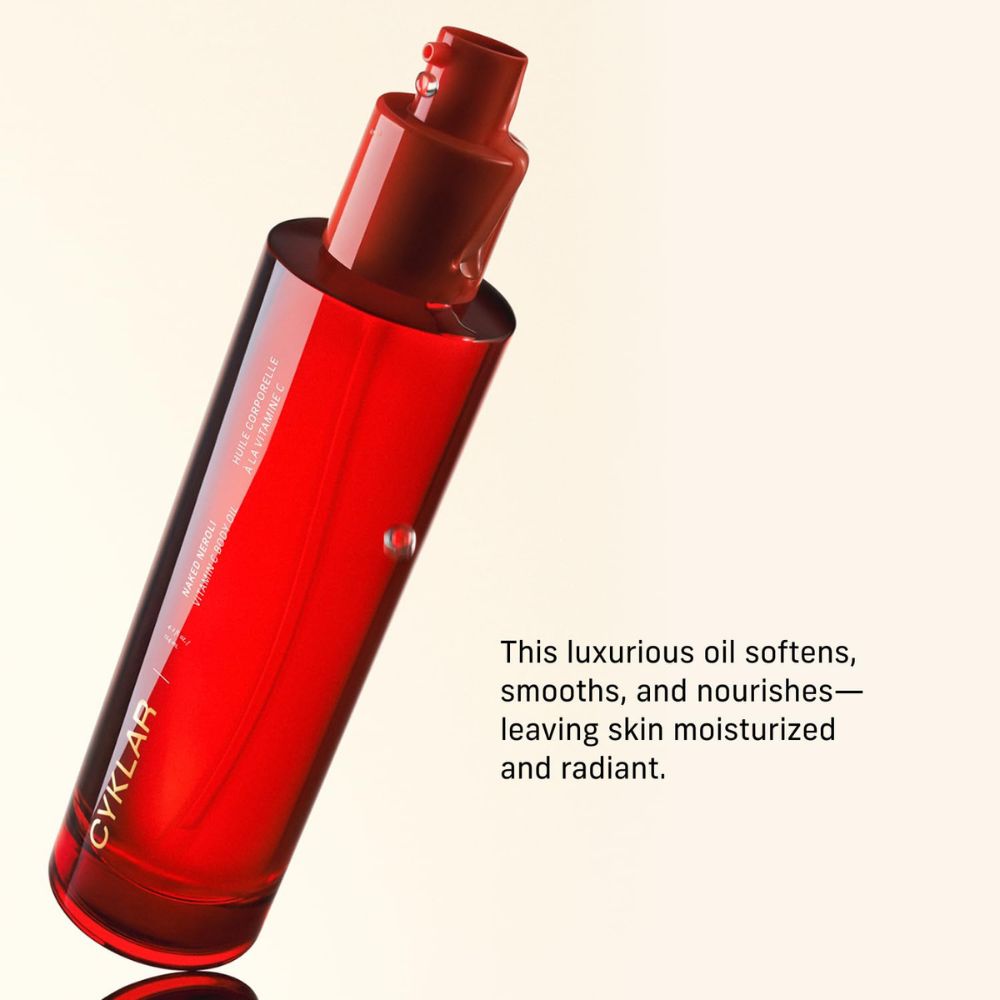 【エクスプレス便】CYKLAR ビタミンCボディオイル ネロリの香り 124ml CYKLAR Vitamin C Body Oil for Women and Men Moisturizing Naked Neroli Body Serum 4.2 Fl Oz ユニセックス  保湿ボディセラム