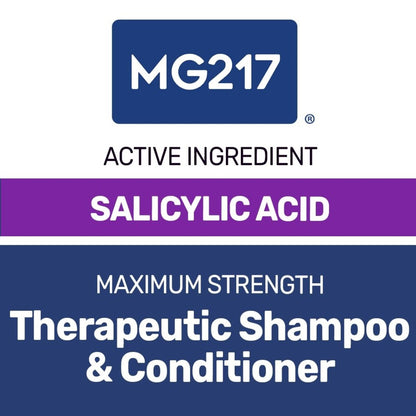 【エクスプレス便】MG217 サリチル酸配合 シャンプー＆コンディショナー 頭皮ケア エムジー217 Psoriasis Shampoo and Conditioner 240ml ふけ かゆみ 乾燥対策 うるおいケア